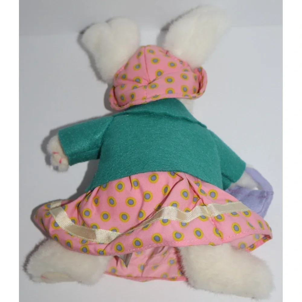 TARGET Easter Spring White Bunny Rabbit Dress Jacket Purse Hat Plush Decor